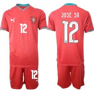 José Sá Red 2026 WC Soccer Jersey Suit